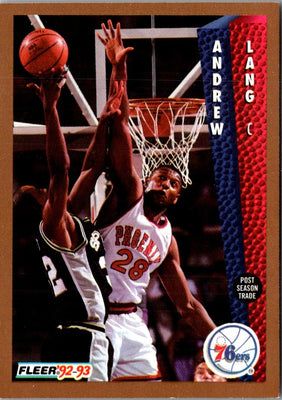 1992 Fleer Andrew Lang #172