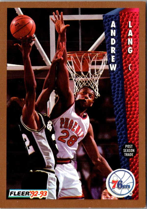 1992 Fleer Andrew Lang #172