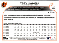 2022 Topps Chrome Trey Mancini #72