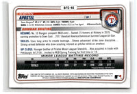 2020 Bowman 1st Edition Sherten Apostel #BFE-46