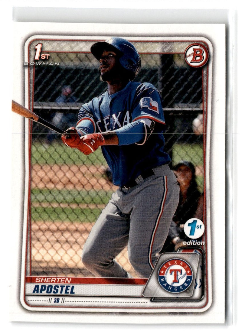 2020 Bowman 1st Edition Sherten Apostel