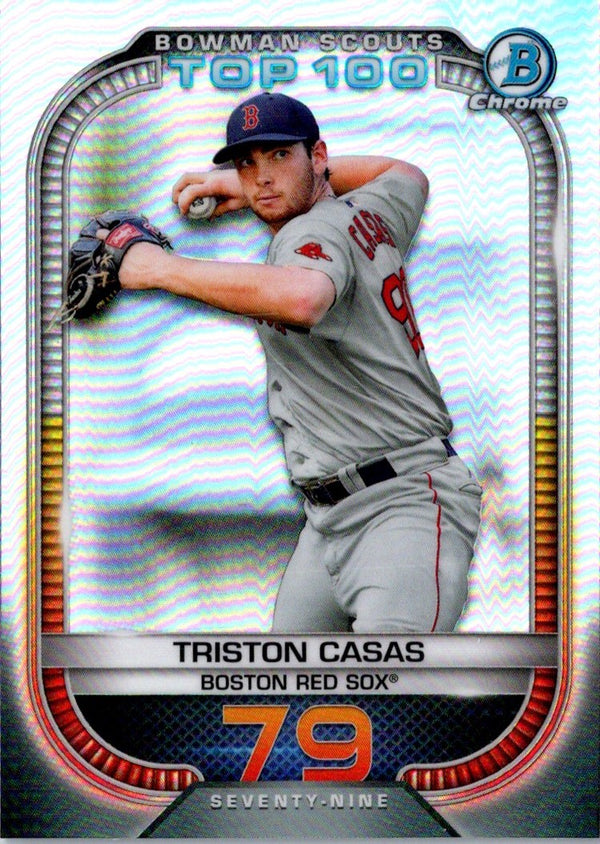 2021 Bowman Scouts Top 100 Triston Casas #BTP-79