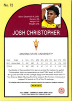 2021 Panini Chronicles Draft Picks Josh Christopher #72
