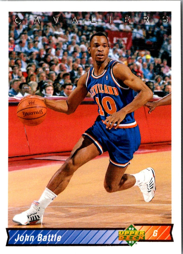 1992 Upper Deck John Battle #218