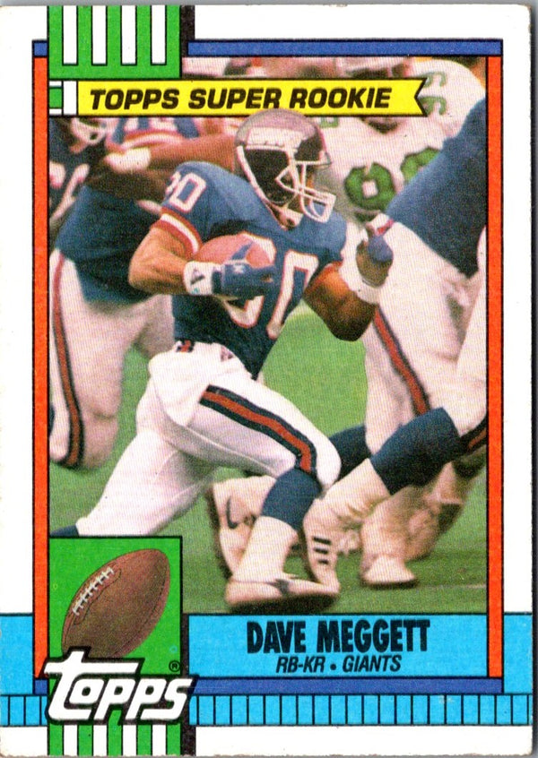 1990 Topps Dave Meggett #49