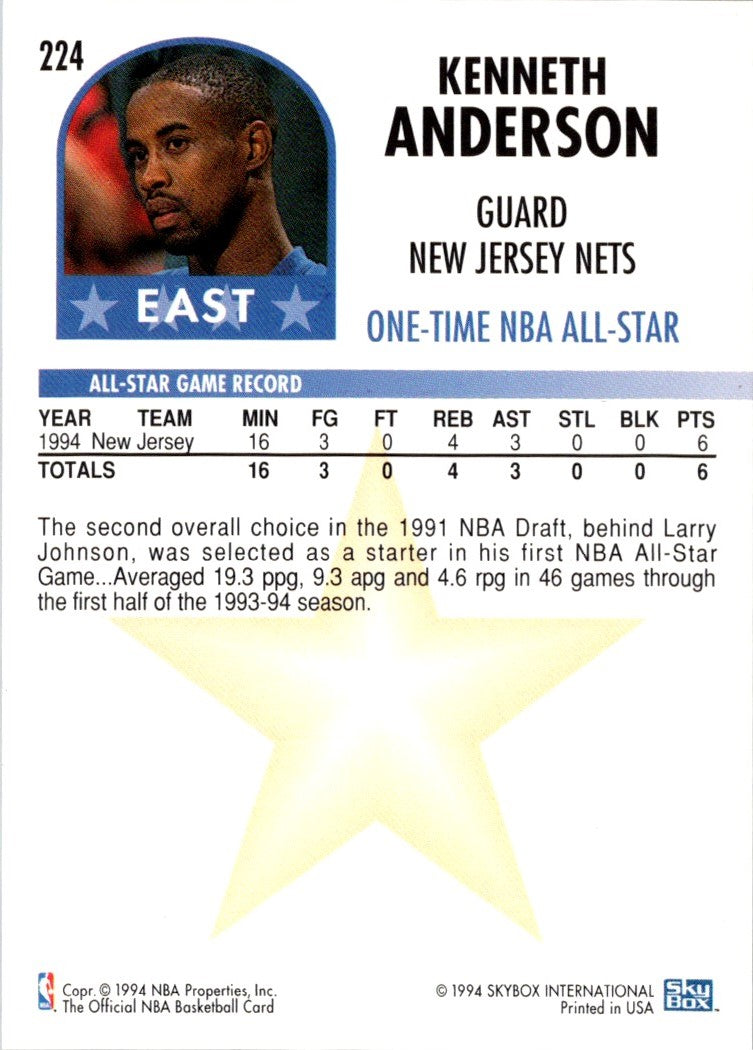 1994 Hoops Kenny Anderson