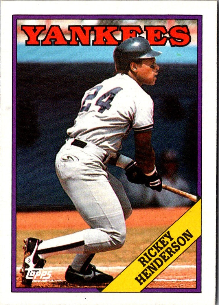 1988 Topps Rickey Henderson