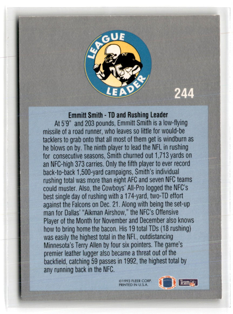 1993 Fleer Emmitt Smith