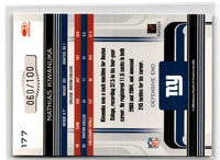 2006 Donruss Gridiron Gear Gold Holofoil Mathias Kiwanuka #177 060/100