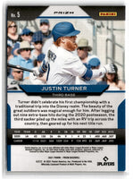 2021 Panini Prizm Justin Turner #5