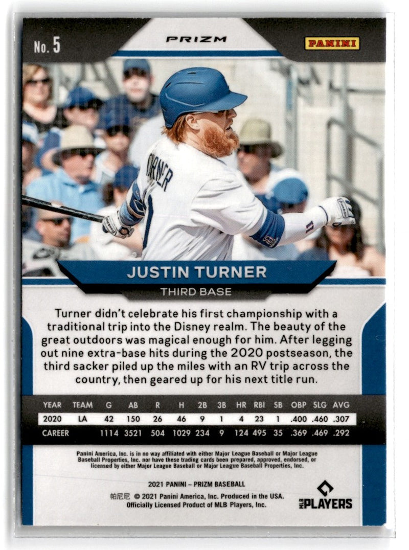 2021 Panini Prizm Justin Turner