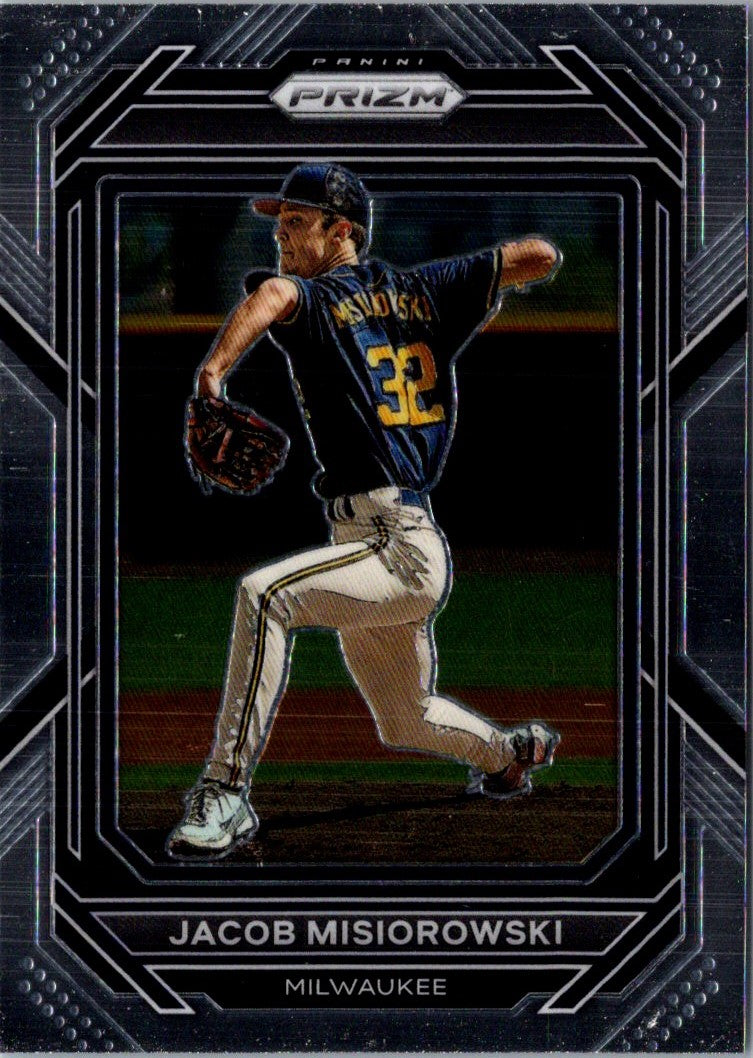 2023 Panini Prizm Blue Ice Jacob Misiorowski