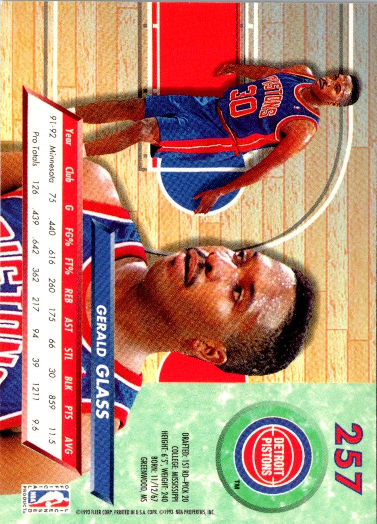 1992 Ultra Gerald Glass