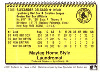 1991 ProCards Alex Delgado #1206