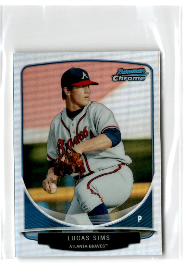 2012 Bowman Chrome Mini Lucas Sims #BCA-LS