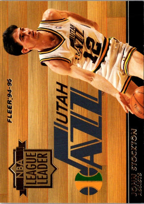 1994 Fleer NBA League Leaders John Stockton/Nate McMillan #NNO