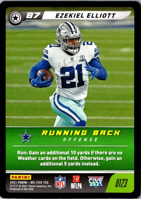 2021 Panini Absolute Green Ezekiel Elliott #50