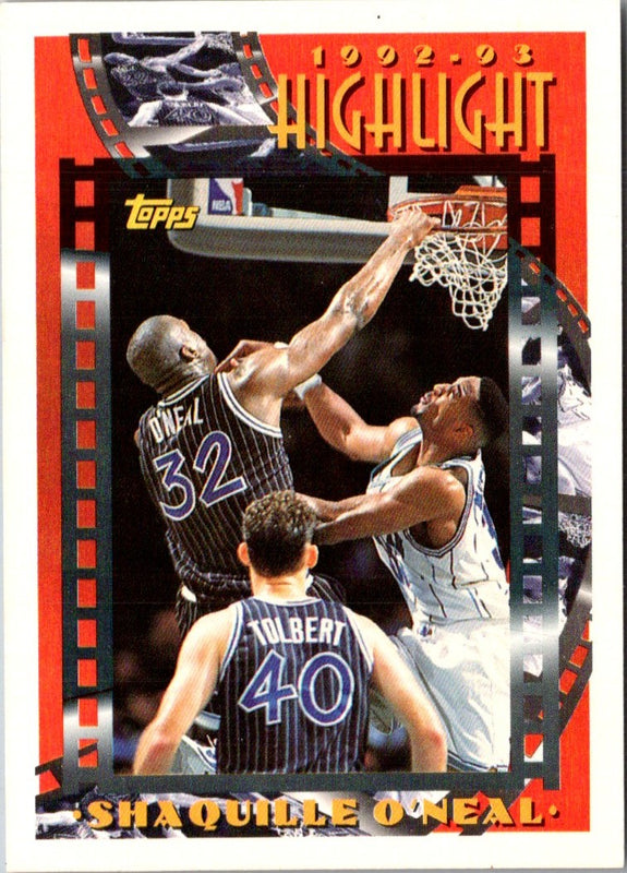 1993 Topps Shaquille O'Neal #3