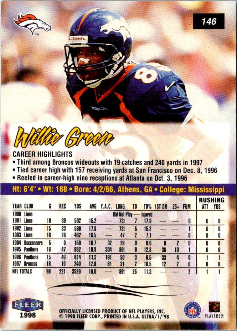 1998 Ultra Willie Green