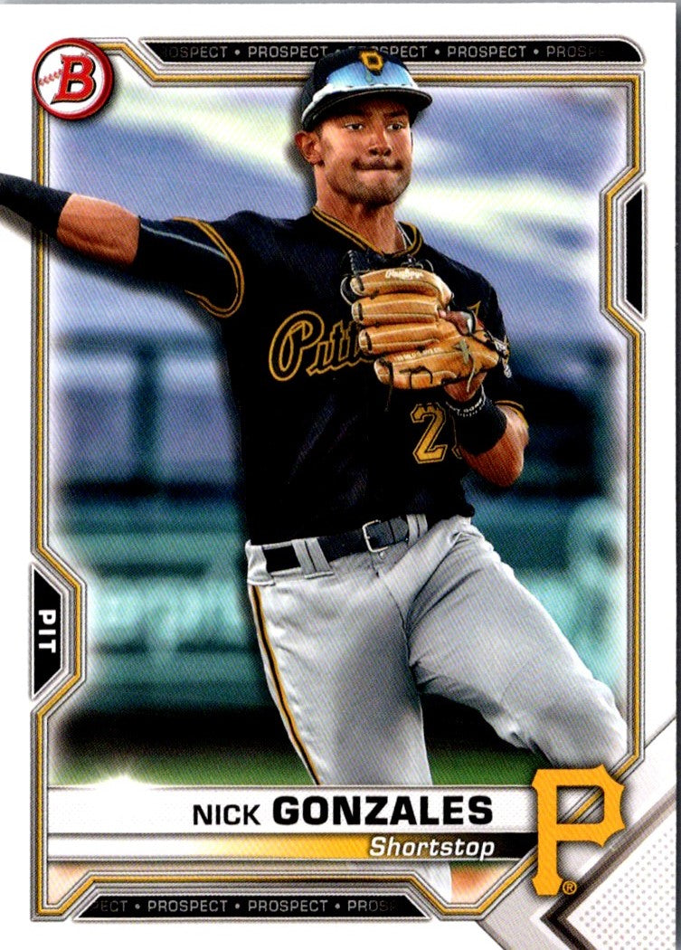 2021 Bowman Prospects Nick Gonzales