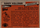 1981 Topps Randy Holloway
