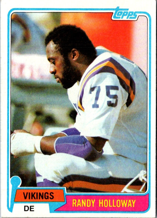 1981 Topps Randy Holloway #381 Rookie