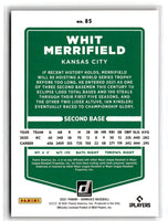 2021 Donruss Holo Orange Whit Merrifield #85