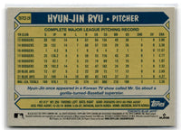 2022 Topps 1987 Baseball Chrome Hyun-Jin Ryu #T87C2-19