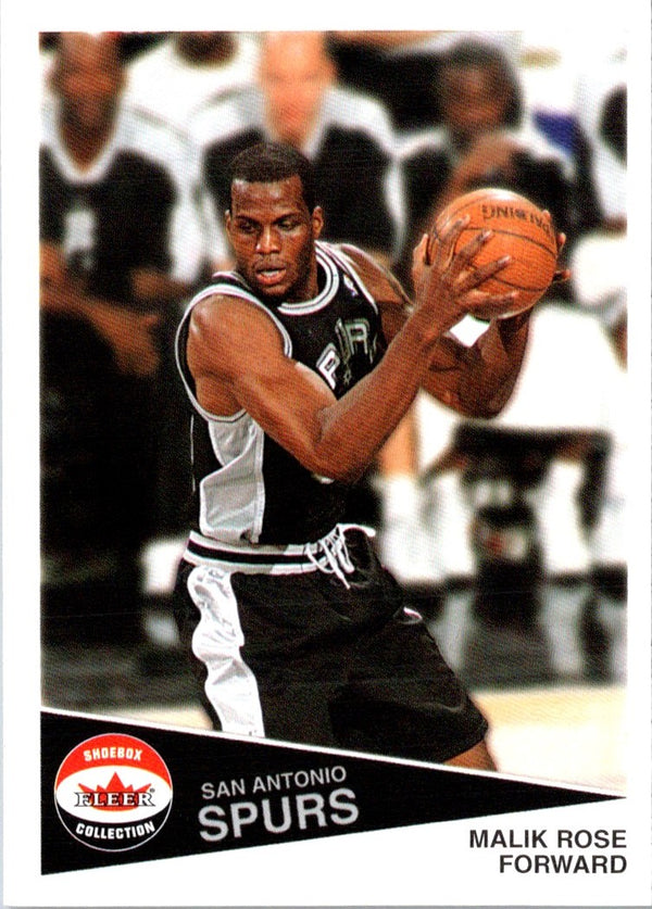 2001 Fleer Shoebox Malik Rose #79