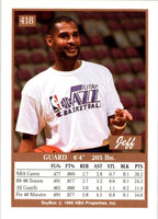 1990 SkyBox Jeff Malone #418