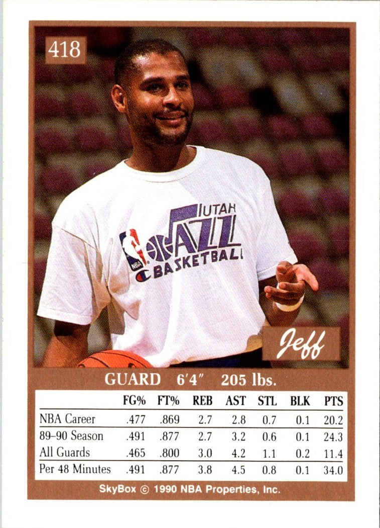 1990 SkyBox Jeff Malone