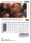 1997 Fleer Traditions Derrick Coleman