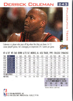 1997 Fleer Traditions Derrick Coleman #243