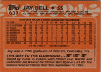 1988 Topps Jay Bell #637 Rookie