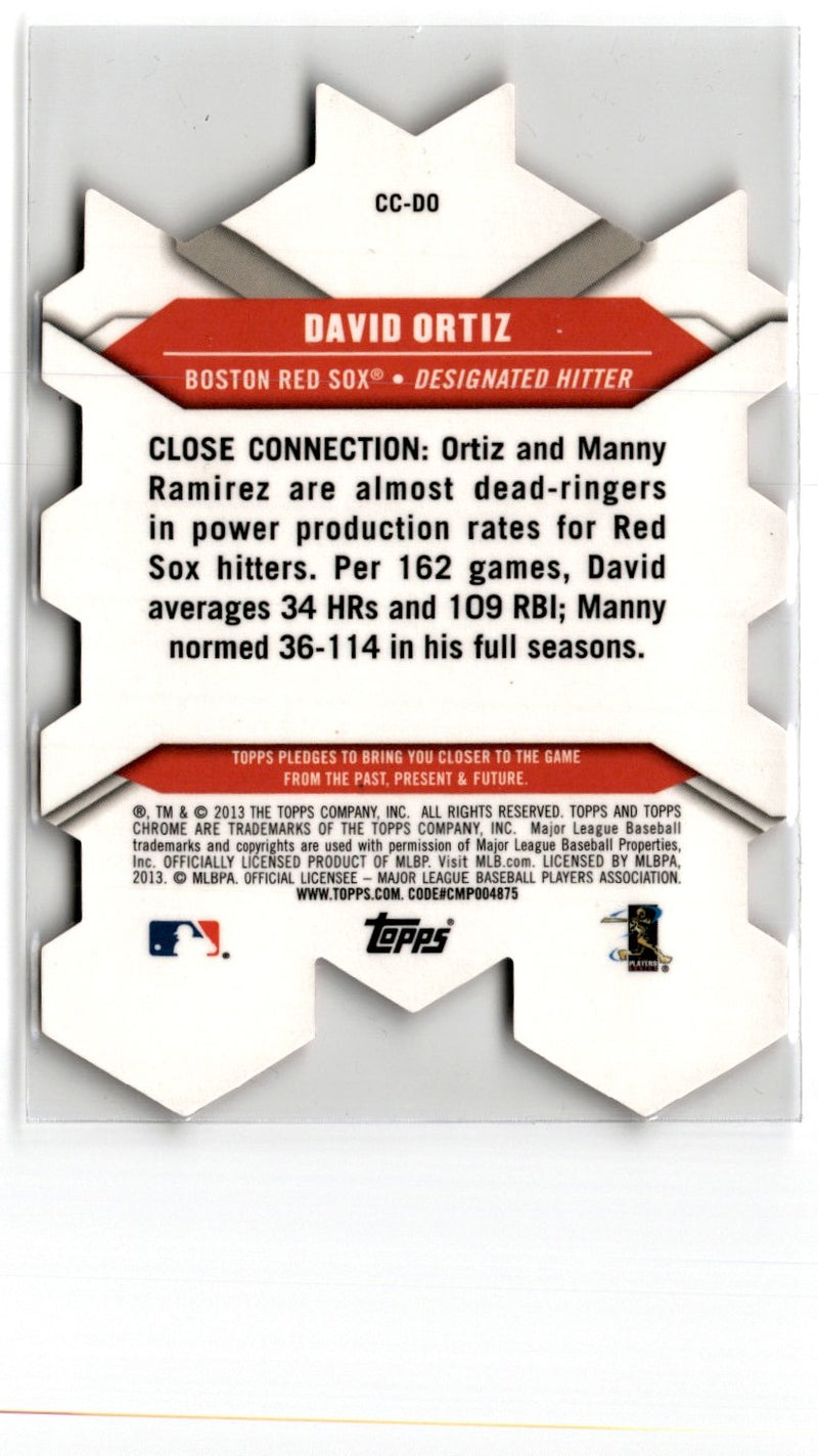 2013 Topps Chrome Connections Die Cuts David Ortiz