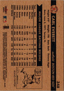 2001 Fleer Tradition Carl Everett