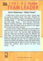 1991 Fleer Alvin Robertson #386