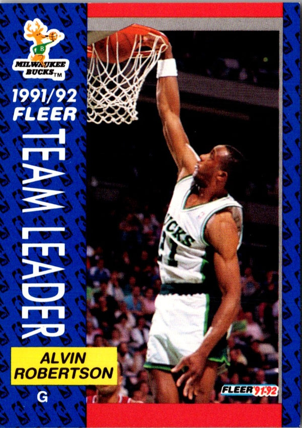 1991 Fleer Alvin Robertson #386