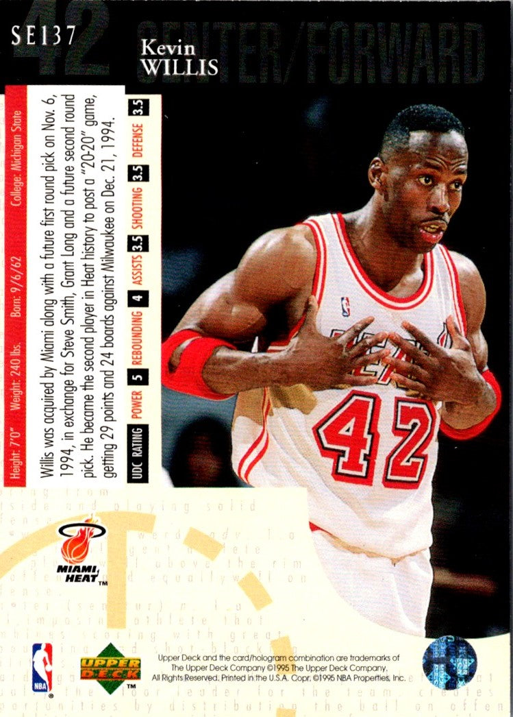 1994 Upper Deck Special Edition Kevin Willis