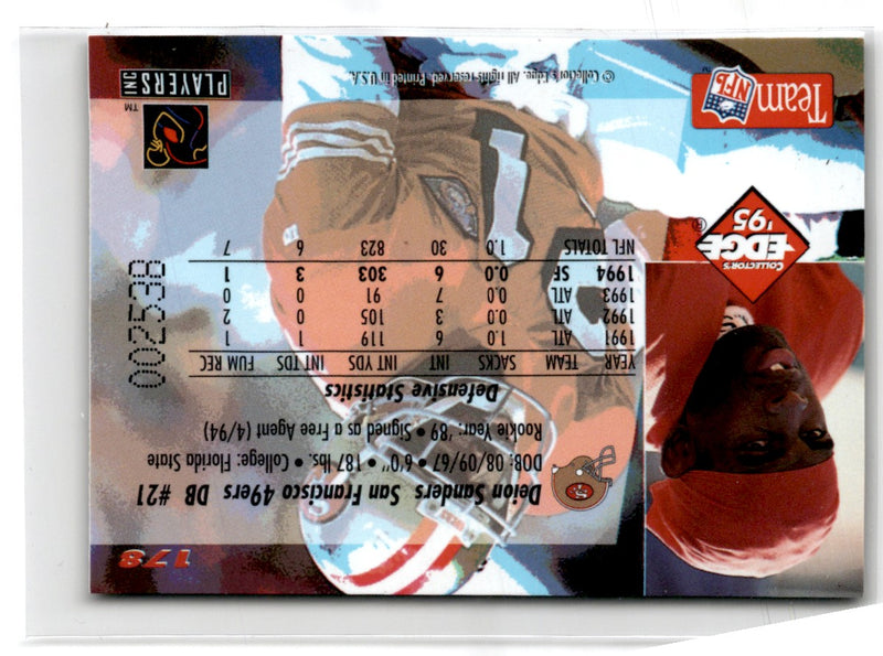 1993 Pacific Deion Sanders