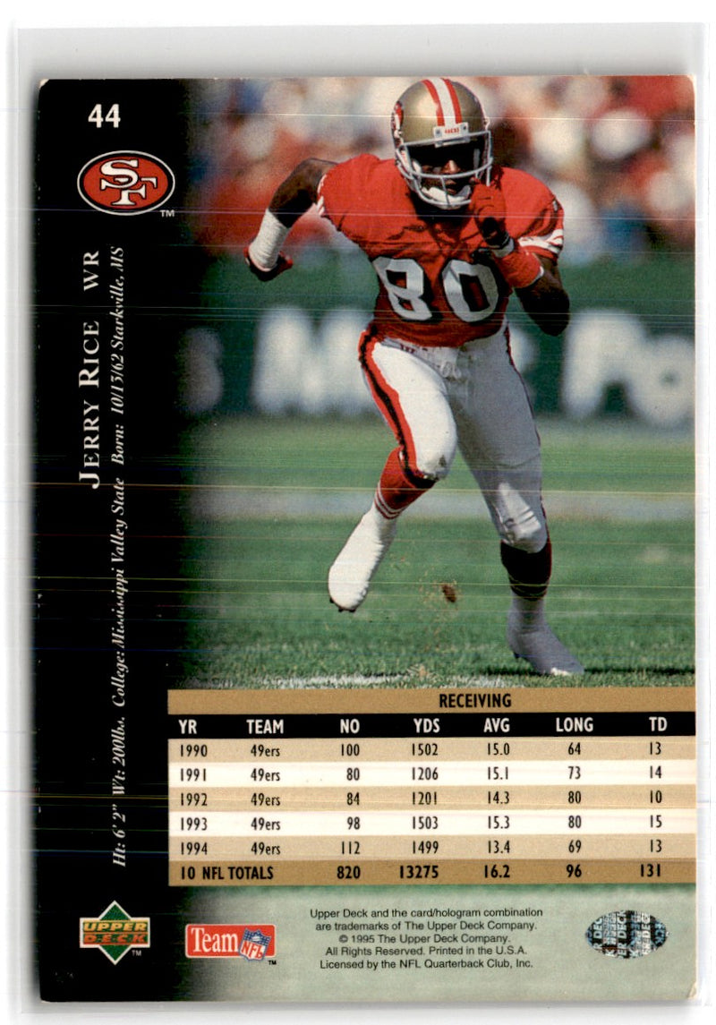 1995 Upper Deck Jerry Rice