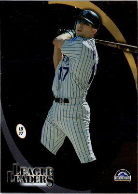 2002 Donruss Fan Club League Leaders Todd Helton #LL-45
