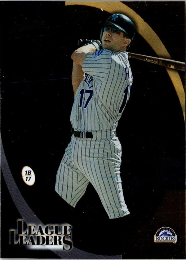 2002 Donruss Fan Club League Leaders Todd Helton #LL-45
