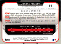 2015 Bowman Draft Picks & Prospects Chrome Jordan Ramsey #93