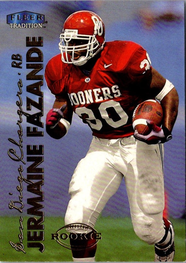 1999 Fleer Tradition Jermaine Fazande #270 Rookie