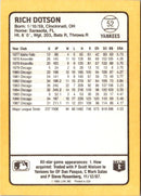 1988 Donruss Baseball's Best Richard Dotson