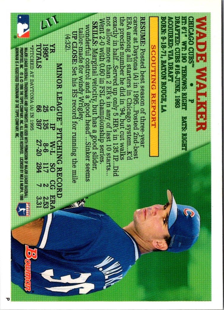 1996 Bowman Wade Walker