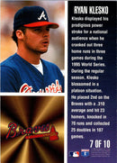 1996 Fleer Tomorrow's Legends Ryan Klesko