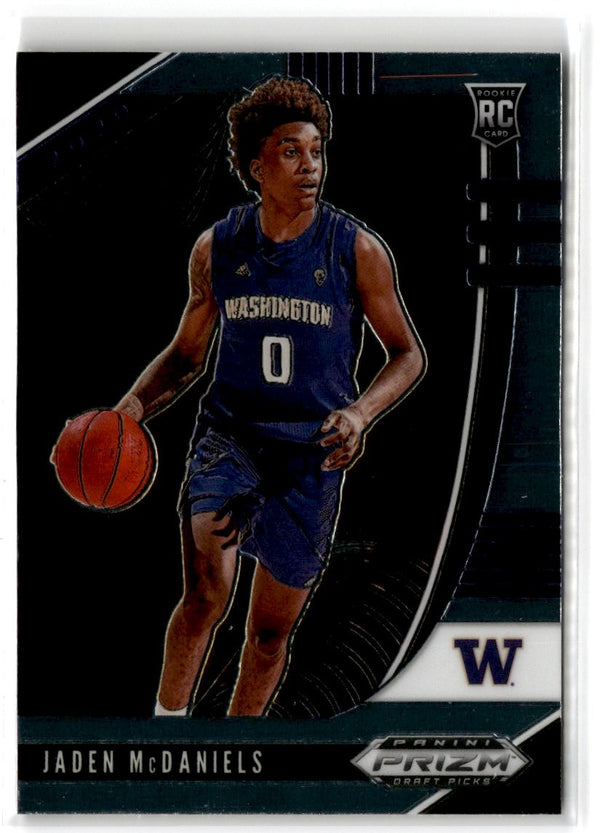 2020 Panini Prizm Draft Picks Collegiate Jaden McDaniels #51