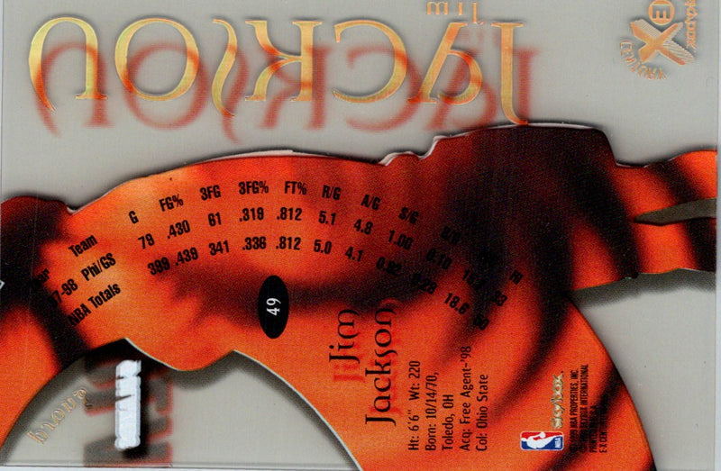 1998 SkyBox E-X Century Jim Jackson